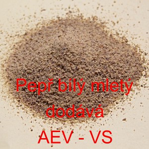 Pepř b&iacute;l&yacute; mlet&yacute;