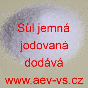 Sůl jemn&aacute; jodovan&aacute;