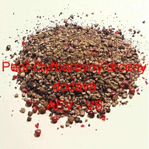 Pepř čtyřbarevn&yacute; drcen&yacute;