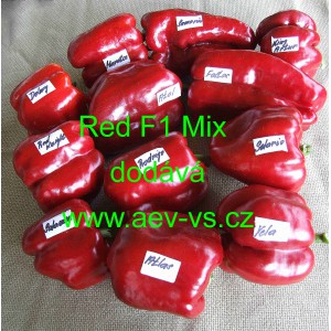 Paprika ročn&iacute; zeleninov&aacute; hybridn&iacute; EU F1 Red Mix